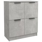 Vidaxl buffet gris bton 60x30x70 cm bois d'ingnierie