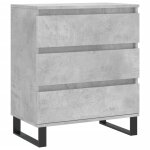 Vidaxl buffet gris b�ton 60x35x70 cm bois d'ing�nierie