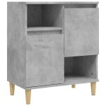 Vidaxl buffet gris b�ton 60x35x70 cm bois d'ing�nierie