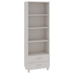 Vidaxl buffet hamar blanc 60x35x180 cm bois de pin massif Vidaxl buffet hamar blanc 60x35x180 cm bois de pin massif