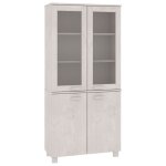 Vidaxl buffet hamar bois massif de pin blanc
