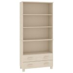 Vidaxl buffet hamar bois massif de pin marron miel