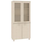 Vidaxl buffet hamar bois massif de pin marron miel