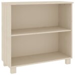 Vidaxl buffet hamar marron miel 85x35x80 cm bois massif de pin