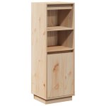 Vidaxl buffet haut 37x34x110 cm bois massif de pin