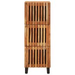 Vidaxl buffet haut 40x34x110 cm bois massif d'acacia