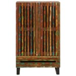 Vidaxl buffet haut 60x34x100 cm bois massif d'acacia