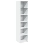 Vidaxl buffet haut blanc 40x41x185 cm bois d'ing�nierie
