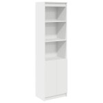 Vidaxl buffet haut blanc 50x35x180 cm bois d'ing�nierie