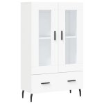 Vidaxl buffet haut blanc 69, 5x31x115 cm bois d'ingnierie