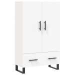 Vidaxl buffet haut blanc 69, 5x31x115 cm bois d'ing�nierie