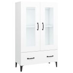 Vidaxl buffet haut blanc 70x31x115 cm bois d'ing�nierie