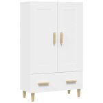 Vidaxl buffet haut blanc 70x31x115 cm bois d'ing�nierie