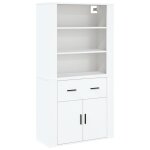 Vidaxl buffet haut blanc bois d'ingnierie