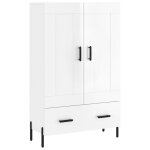 Vidaxl buffet haut blanc brillant 69, 5x31x115 cm bois d'ing�nierie