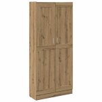 Vidaxl buffet haut ch�ne artisanal 82, 5x30, 5x185 cm bois d'ing�nierie