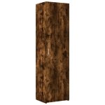 Vidaxl buffet haut ch�ne fum� 50x42, 5x185 cm bois d'ing�nierie