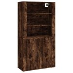 Vidaxl buffet haut ch�ne fum� bois d'ing�nierie