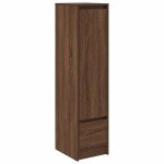 Vidaxl buffet haut ch�ne marron 29, 5x34x119, 5 cm bois d'ing�nierie