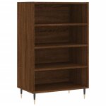 Vidaxl buffet haut chne marron 57x35x90 cm bois d'ingnierie