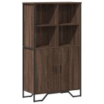 Vidaxl buffet haut ch�ne marron 79, 5x35, 5x137, 5 cm bois d'ing�nierie