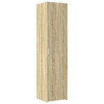 Vidaxl buffet haut ch�ne sonoma 50x42, 5x185 cm bois d'ing�nierie