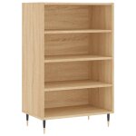 Vidaxl buffet haut ch�ne sonoma 57x35x90 cm bois d'ing�nierie