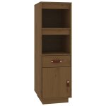 Vidaxl buffet haut marron miel 34x40x108, 5 cm bois massif de pin