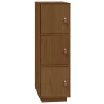 Vidaxl buffet haut marron miel 34x40x108, 5 cm bois massif de pin Vidaxl buffet haut marron miel 34x40x108, 5 cm bois massif de pin