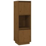 Vidaxl buffet haut marron miel 38x35x117 cm bois massif de pin Vidaxl buffet haut marron miel 38x35x117 cm bois massif de pin