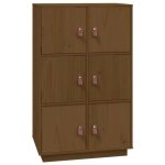 Vidaxl buffet haut marron miel 67x40x108, 5 cm bois massif de pin Vidaxl buffet haut marron miel 67x40x108, 5 cm bois massif de pin