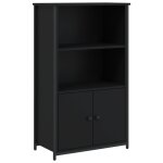 Vidaxl buffet haut noir 62x32x103, 5 cm bois d'ing�nierie