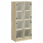 Vidaxl buffet haut avec portes chêne sonoma bois d'ingénierie Vidaxl buffet haut avec portes chêne sonoma bois d'ingénierie