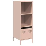 Vidaxl buffet haut rose 35x39x103, 5 cm acier