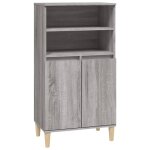 Vidaxl buffet haut sonoma gris 60x36x110 cm bois d'ingénierie Vidaxl buffet haut sonoma gris 60x36x110 cm bois d'ingénierie