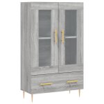 Vidaxl buffet haut sonoma gris 69, 5x31x115 cm bois d'ingnierie