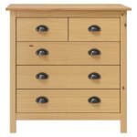 Vidaxl buffet hill 79x40x80 cm bois de pin solide