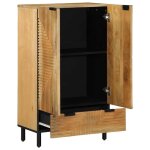 Vidaxl buffet marron 60x33x100 cm bois de manguier massif