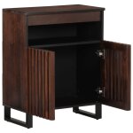 Vidaxl buffet marron 60x34x75 cm bois massif de manguier