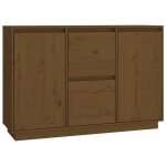 Vidaxl buffet marron miel 111x34x75 cm bois massif de pin Vidaxl buffet marron miel 111x34x75 cm bois massif de pin