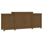 Vidaxl buffet marron miel 164x37x68 cm bois massif de pin Vidaxl buffet marron miel 164x37x68 cm bois massif de pin