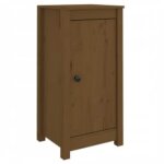 Vidaxl buffet marron miel 39x35x80 cm bois massif de pin