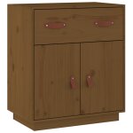 Vidaxl buffet marron miel 65, 5x40x75 cm bois massif de pin Vidaxl buffet marron miel 65, 5x40x75 cm bois massif de pin
