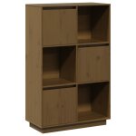 Vidaxl buffet marron miel 74x35x117 cm bois massif de pin Vidaxl buffet marron miel 74x35x117 cm bois massif de pin