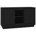 Vidaxl buffet noir 102x35x60 cm bois d'ing�nierie