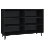 Vidaxl buffet noir 103, 5x35x70 cm bois d'ingnierie
