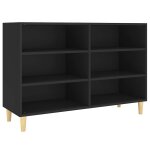 Vidaxl buffet noir 103, 5x35x70 cm bois d'ing�nierie