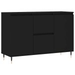 Vidaxl buffet noir 101, 5x35x70 cm bois d?ing�nierie