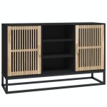 Vidaxl buffet noir 105x30x65 cm bois d'ing�nierie