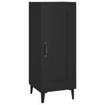 Vidaxl buffet noir 34, 5x34x90 cm bois d'ing�nierie